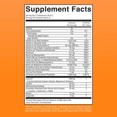 Liquid Morning Multivitamin + Hair Growth